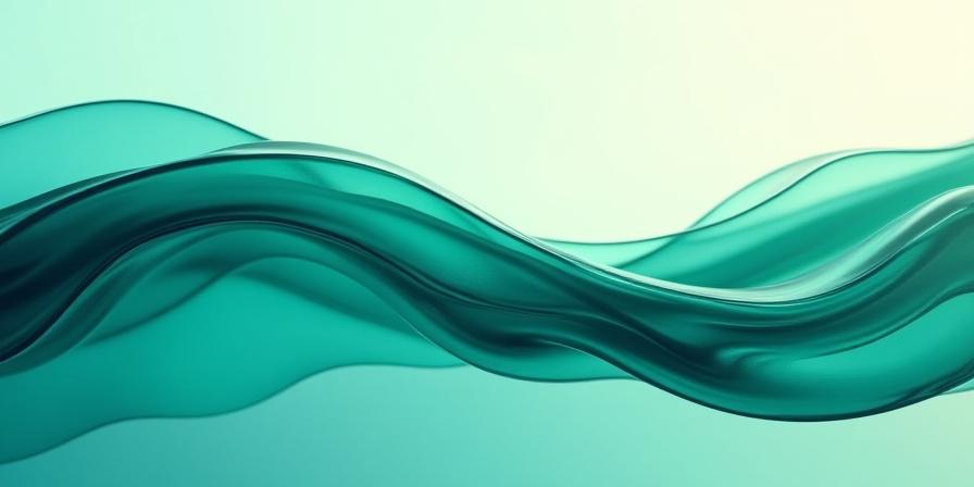 Abstract representation of data security and marine conservation fluid textures