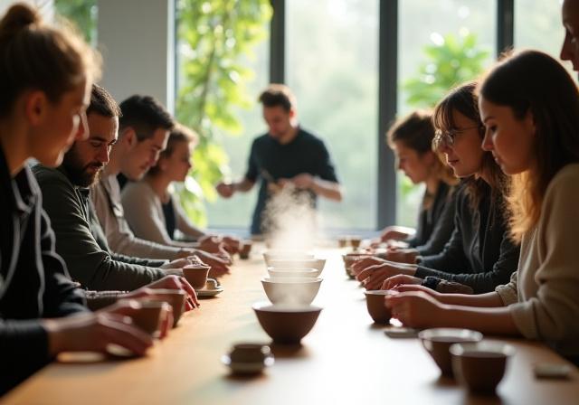 People enjoying a tea workshop in Melbourne